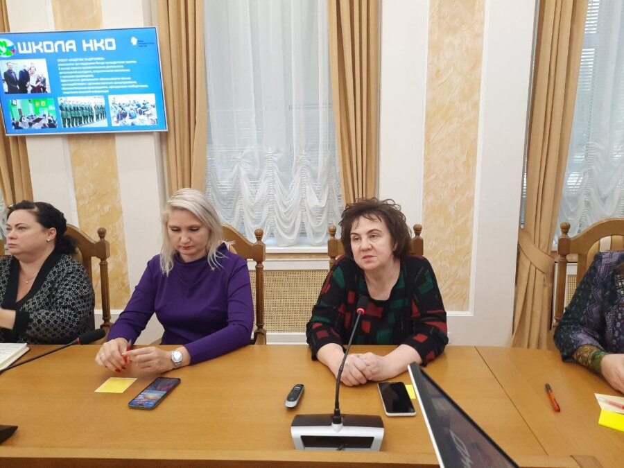 Проект "Защитники нуждаются в защите" презентован слушателям Школы НКО