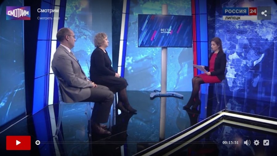 Вести - Интервью : Елена Мохотаева и Илья Булычев