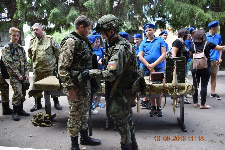 Посещение войсковой части 61460