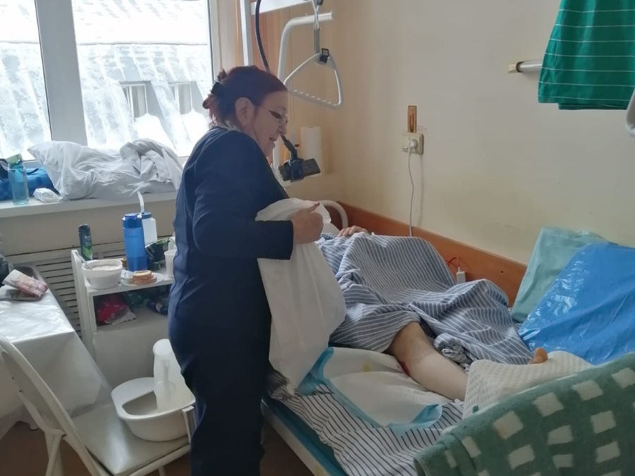 Команда Комитета солдатских матерей посетила Центральный военный клинический госпиталь